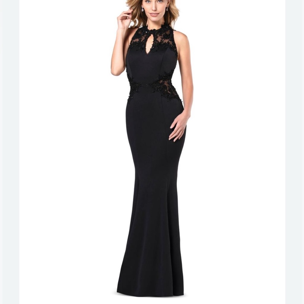 GLS Apparel Black Formal Evening Gown